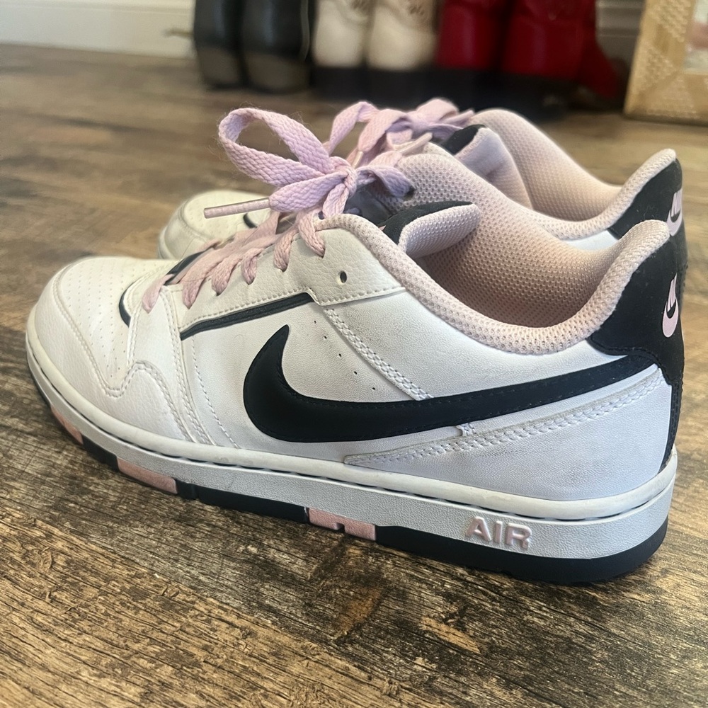 Nike Air White and Light Pink Sneakers